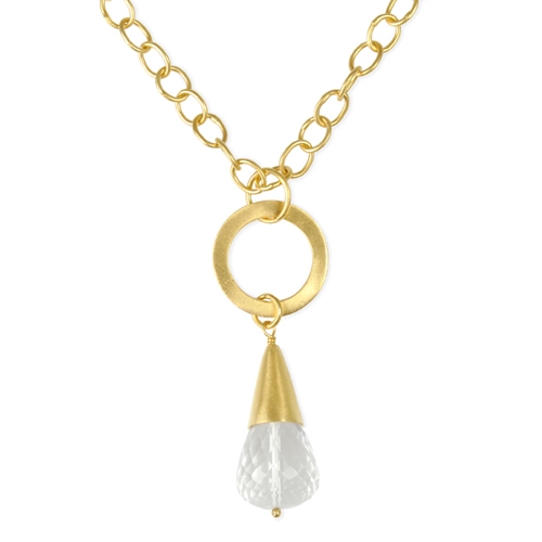 Aegean Lover White Quartz Gold
